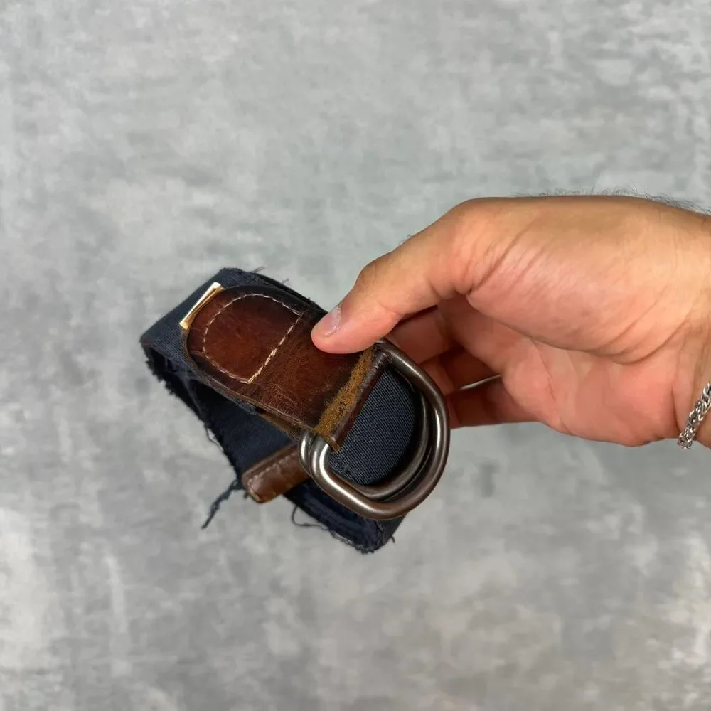 Abercrombie-fitch Men's Navy and Black Belt